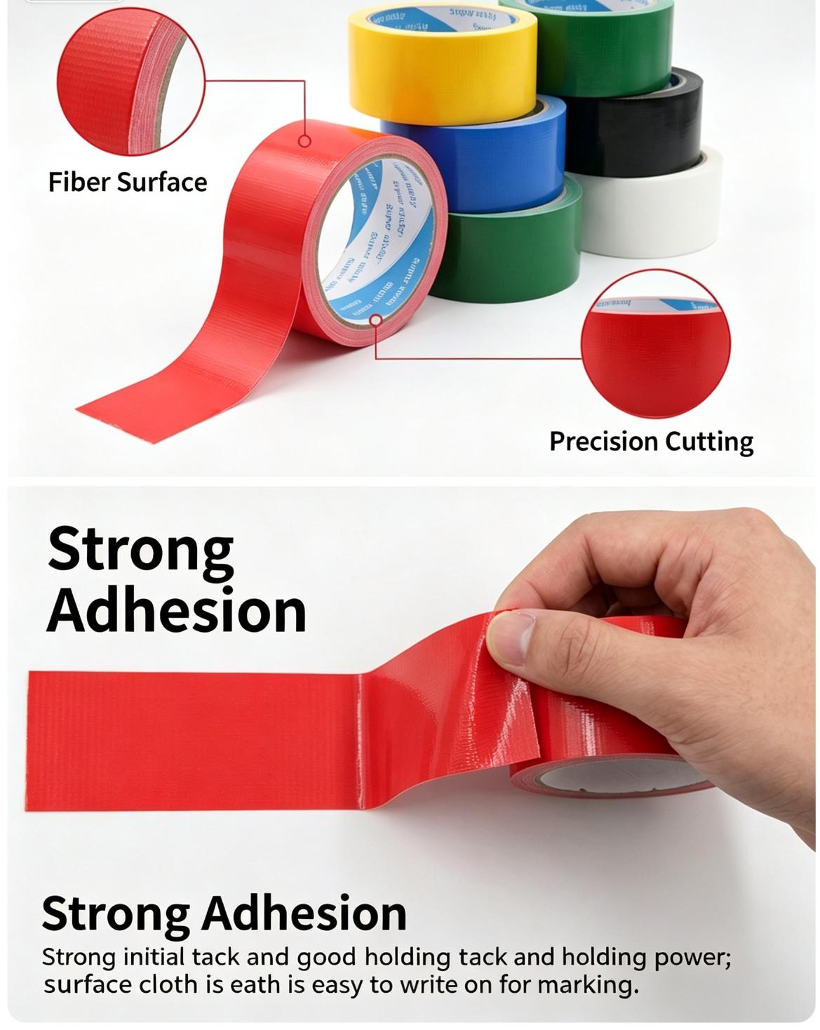 Heavy‑Duty Waterproof Gaffer Cloth Duct Tape For Sealing Repairing Bundling Construction Heavy‑Duty Waterproof Gaffer Cloth Duct Tape For Sealing Repairing Bundling Construction