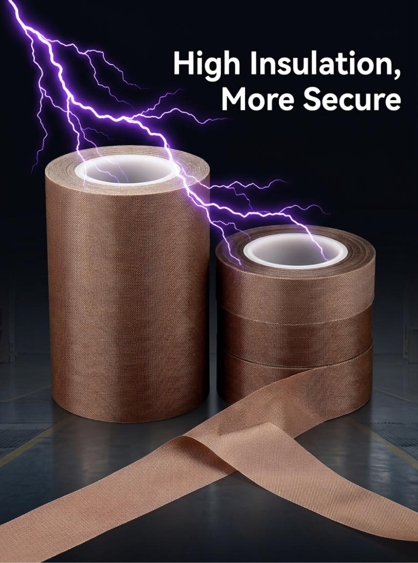 Industrial Machinery PTFE Teflon Heat Resistant Insulating High‑Temperature Adhesive Tape Industrial Machinery PTFE Teflon Heat Resistant Insulating High‑Temperature Adhesive Tape