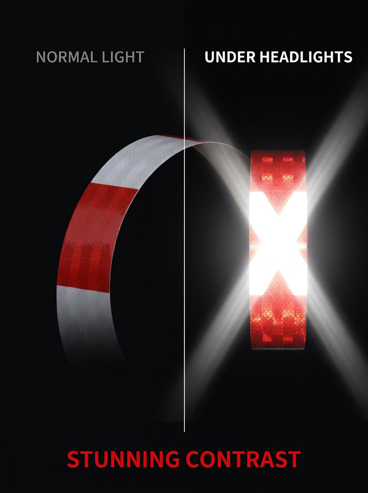 PET Reflective Film Tape Waterproof Durable Safety Warning Reflective Sticker Tape PET Reflective Film Tape Waterproof Durable Safety Warning Reflective Sticker Tape