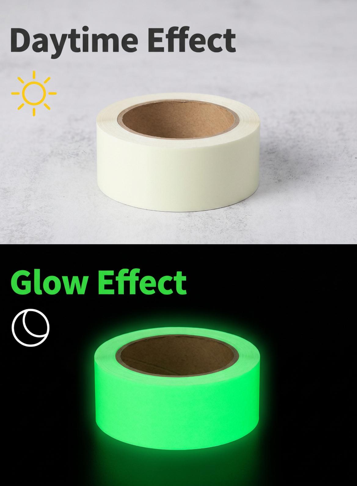 Self-Adhesive Photoluminescent Safety Warning Tape Glow in the Dark Self-Adhesive Photoluminescent Safety Warning Tape Glow in the Dark