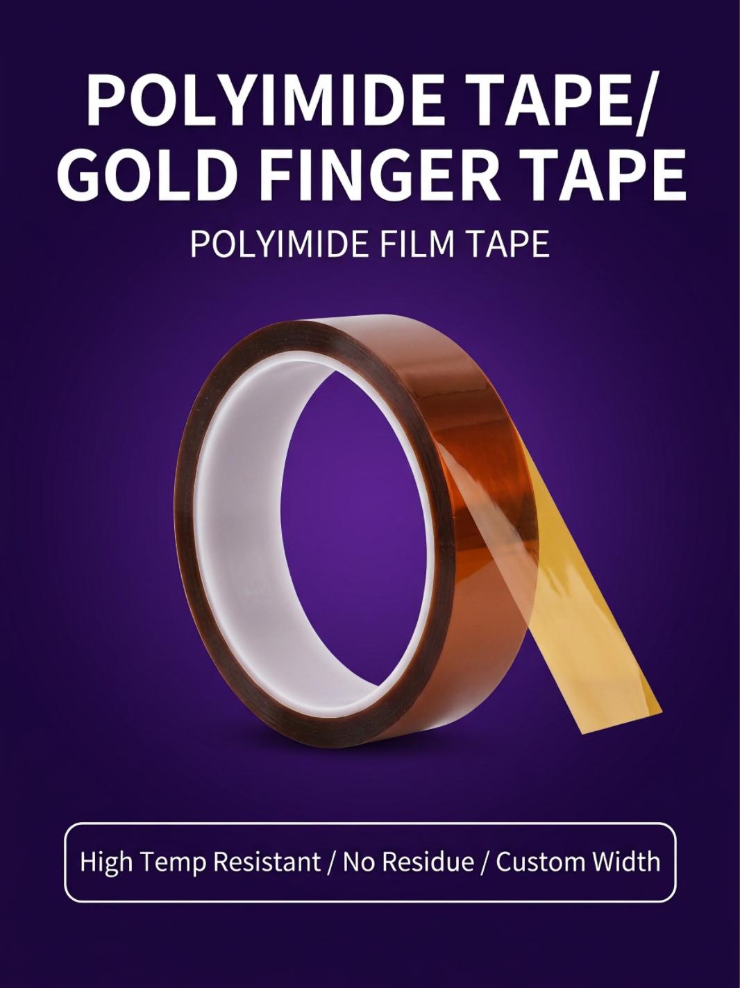 Kapton Gold Finger Polyimide PI Film Insulation High Temperature Tape