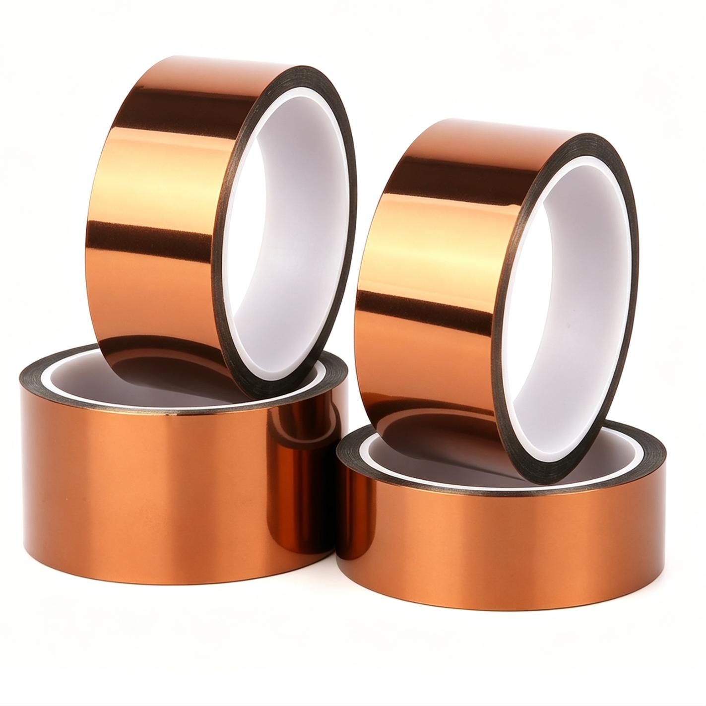 Kapton Gold Finger Polyimide PI Film High Temperature Tape for PCB Reflow Soldering Masking